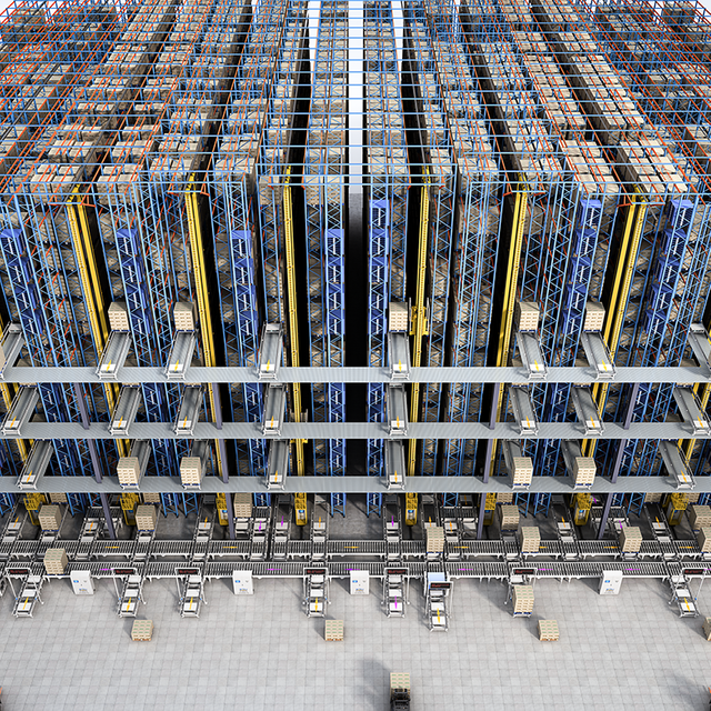 Soluções de estantes de profundidade única